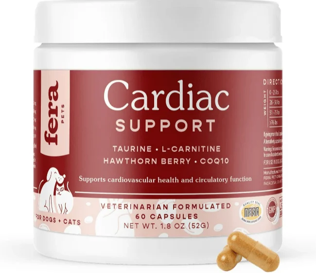 Cardiac Support for Dogs and Cats from Fera Pet Organics