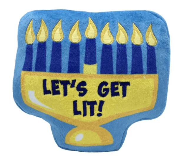 Lulubelles Power Plush Let's Get Lit Menorah