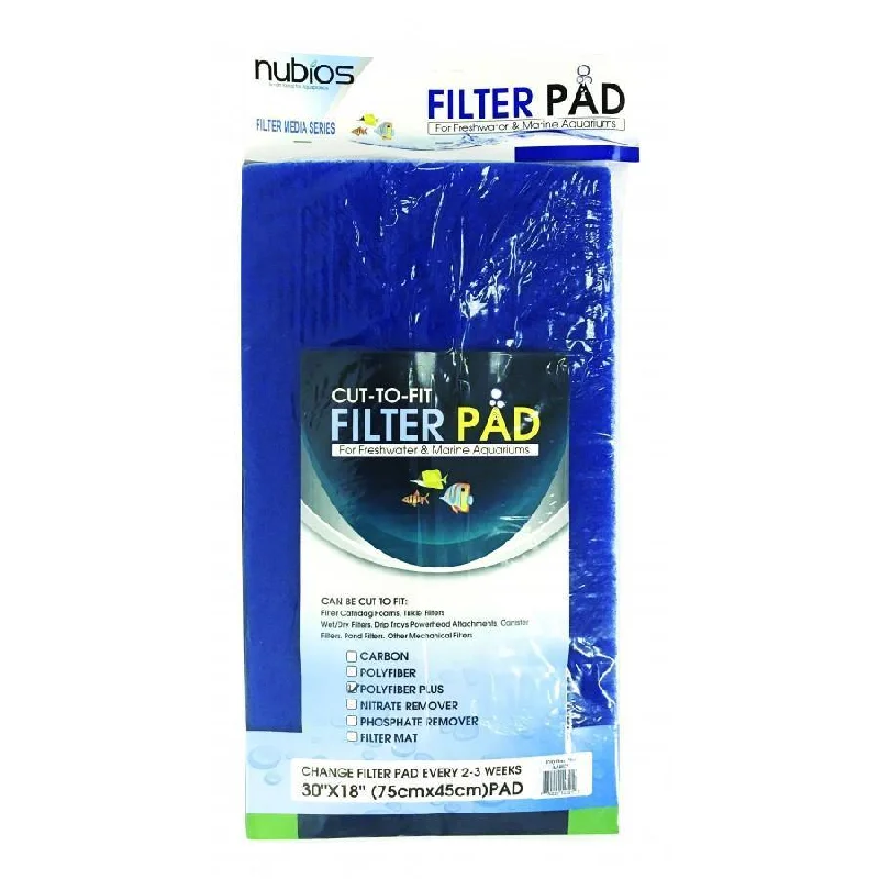 Nubios Polyfiber Plus Filter Pad - Blue