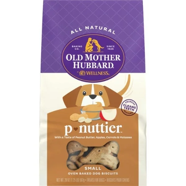 Old Mother Hubbard P-Nuttier Oven-Baked Dog Biscuits; Small