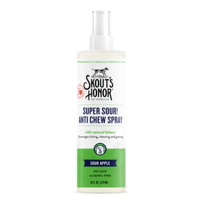 Skout's Honor Super Sour! Anti Chew Spray 16oz