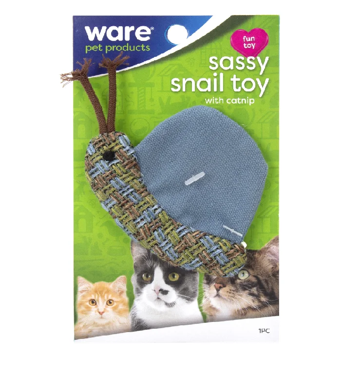 Ware Sassy Snail w/ Catnip