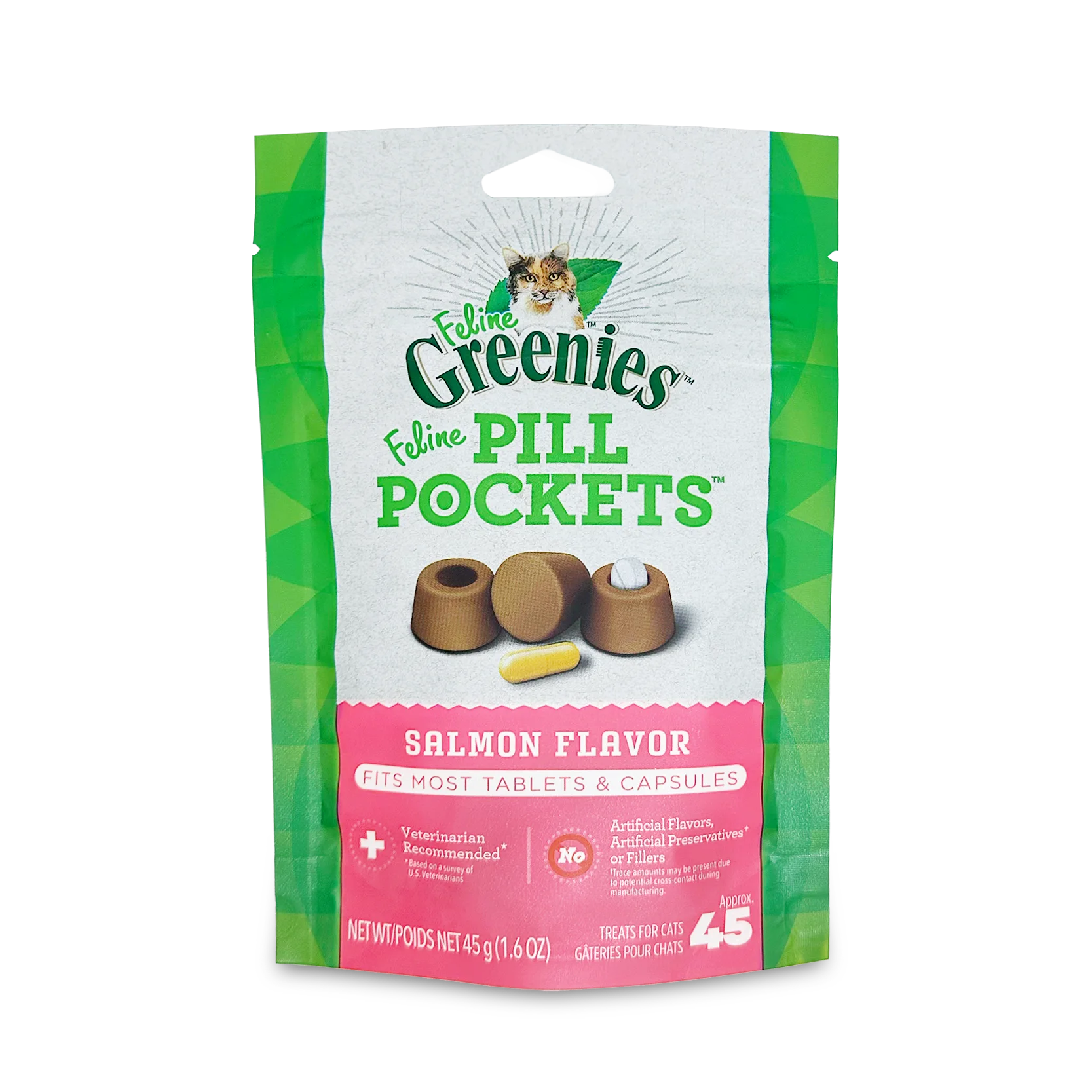 Greenies - Cats Pill Pocket Salmon