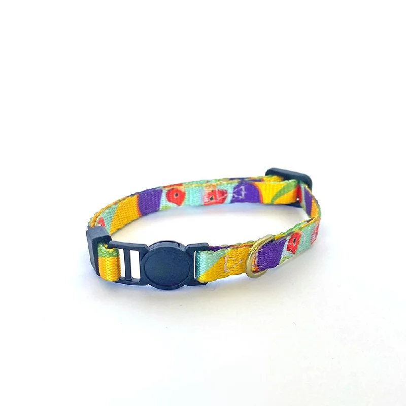 Anipal Gigi the Gouldian Finch Recycled Cat Collar Extra Small***