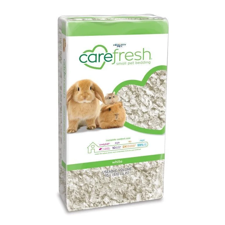 Carefresh Complete Comfort Care White Paper Small Pet Bedding 10 Litre