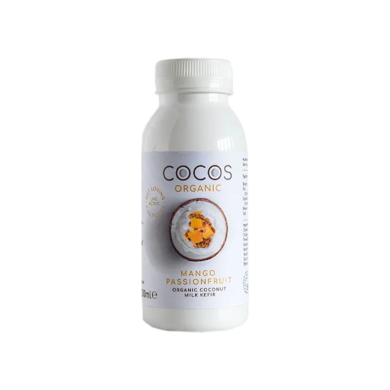 COCOS Organic Mango and Passionfruit Coconut Kefir Drink 200ml