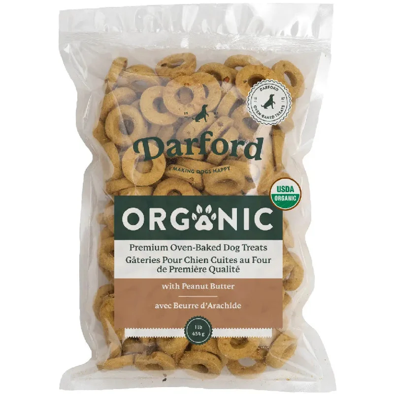 Darford Organic Peanut Butter Dog Treats PrePacked Bulk 6 / 1 lb