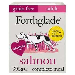 Forthglade - Complete Meal Grain Free Adult - Salmon W/potato & Veg - 395g