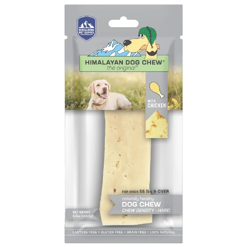 Himalayan Pet Supply Dog Chew - Smoked Hard Cheese Chew with Chicken - X-Large 5.3oz Bag