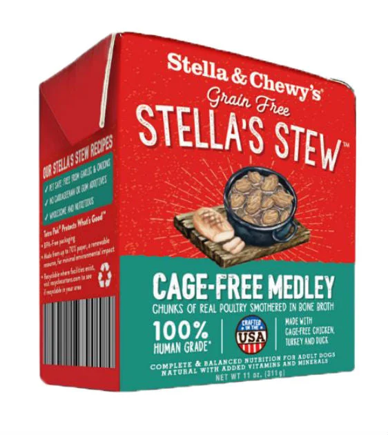 Stella & Chewy’s Grain Free Stews - Cage Free Medley Wet Dog Food