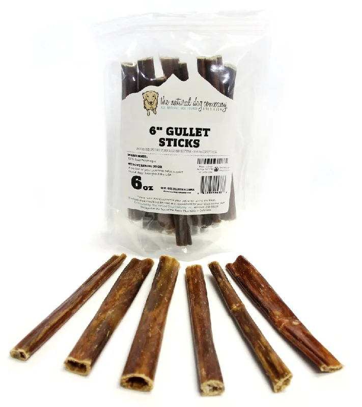 Tuesday's Natural Dog Company Beef Gullet Sticks 6" - 6oz Bag