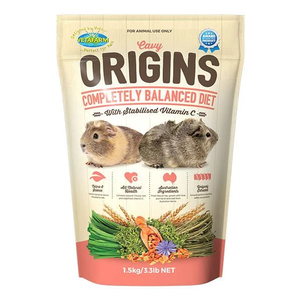 Vetafarm Cavy Origins Guinea Pig Food 1.5kg